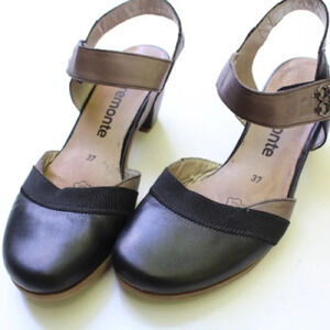 Remonte Black and Brown Sandals
